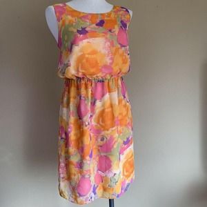 W118 Walter Baker Blouson Dress sz Medium Lined